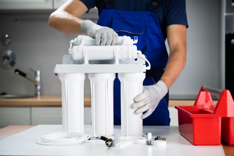 Water Softener System in Use